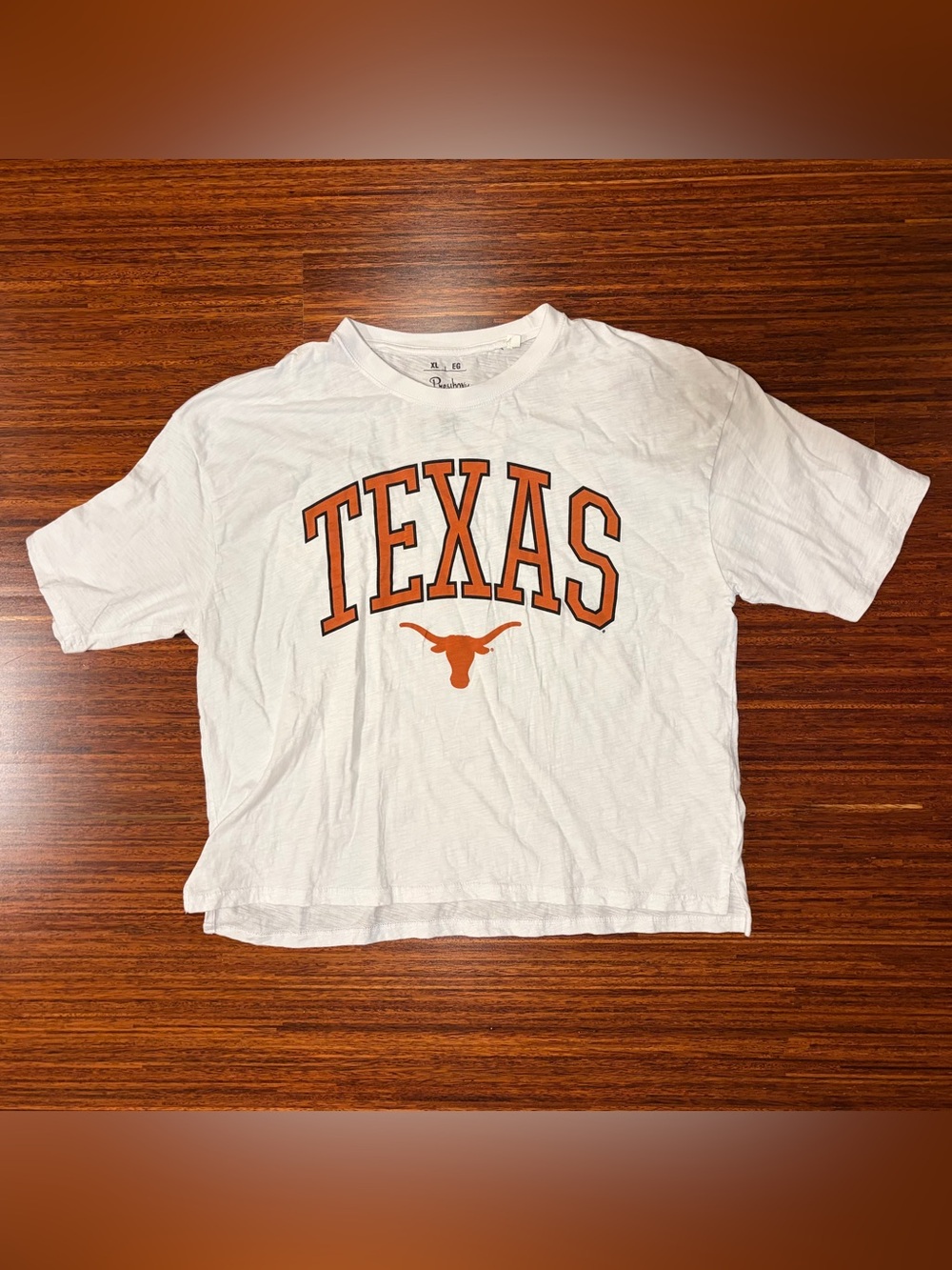 Vintage-Vibe University of Texas Extra Large Boxy Cropped Tee